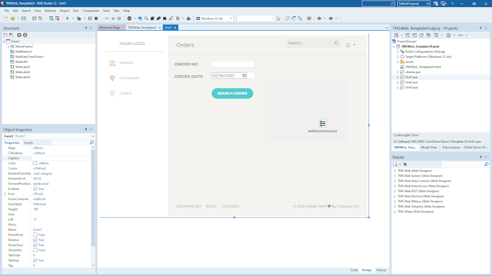 TMS Software Delphi  Components 