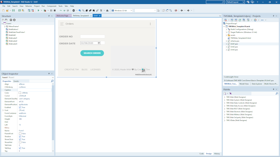 TMS Software Delphi  Components 